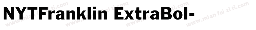 NYTFranklin ExtraBol字体转换